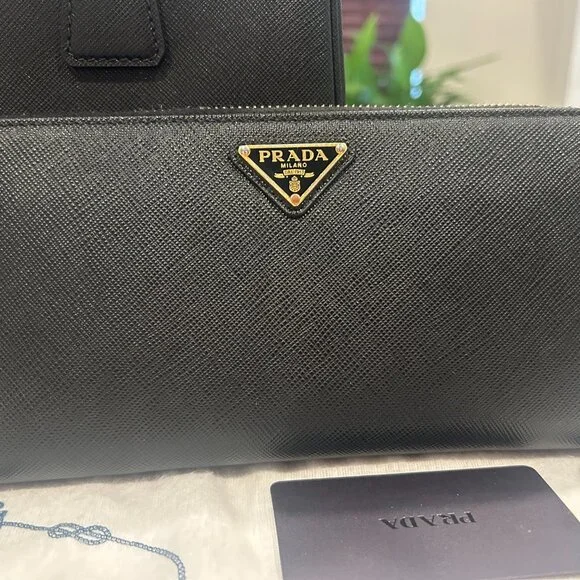 Prada Galleria Medium Saffiano Leather Bag and Saffiano Leather Wallet - Picture 2 of 6